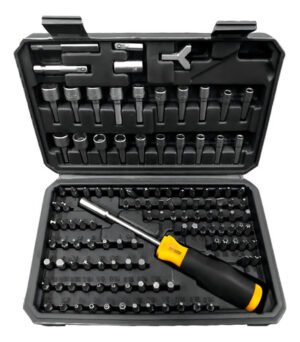 Set De 122 Puntas Tubos Varios Barovo 1/4 Maletin