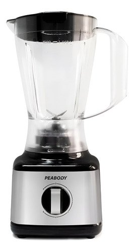 Licuadora Peabody 1,5 Lts 600w Acero 5 Vel + Pulsador Ln 601
