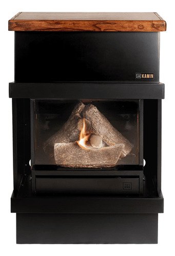 Hogar Kamin Kompakt Frontal Con Tapa De Cedro - Imagen 5