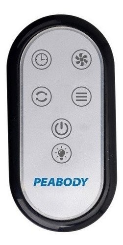 Ventilador De Pie Peabody 20´´ Vp2062 Con Control Remoto Cantidad De Aspas 3 Estructura Negro Aspas Negro Diámetro 25 Cm Material De Las Aspas Plástico - Imagen 4