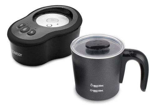 Espumador De Leche Peabody Pe-mf2316 600w 250ml Automático Color Negro - Imagen 8