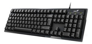 Teclado Genius Smart Kb-102 Qwerty Español Color Negro