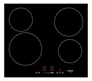 Anafe Vitrocerámico 4 Hornallas Y Zona Dual Vonne Color Negro