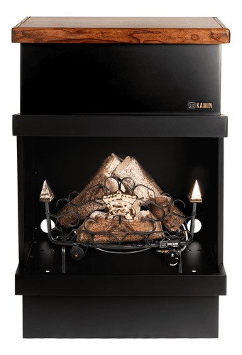Hogar Kamin Kompakt Frontal Con Tapa De Cedro - Imagen 3