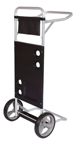 Carrito Mesa Para Playa Aluminio Mor 2595 Plegable Negro