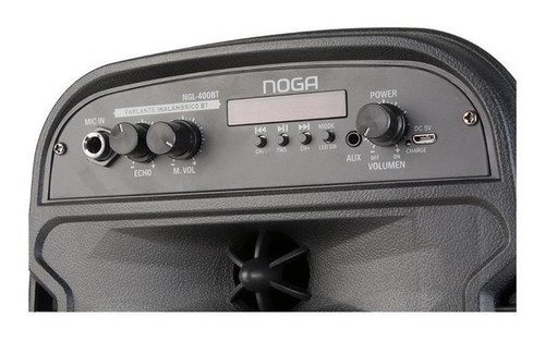 Parlante Portátil Noga One Light Ngl-400bt Con Bluetooth, Lu - Imagen 4