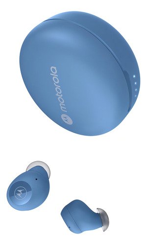 Auriculares Motorola Buds 250 In Ear Control Táctil - Color Azul