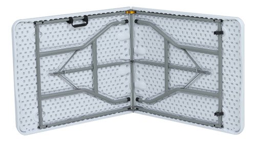 Mesa Plegable Jardín Pro 180 Cm Blanca Kushiro Fmpi-180b - Imagen 2