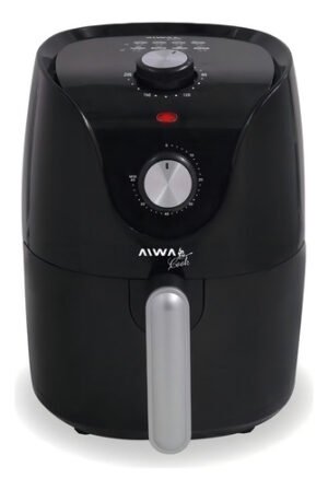 Freidora De Aire Aiwa 2,3 Litros 1000w 200°c C/ Temporizador Color Negro