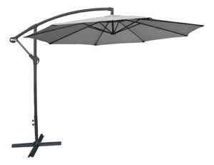 Sombrilla Lateral Jardin Aluminio 3m Inclinable C/ Manivela