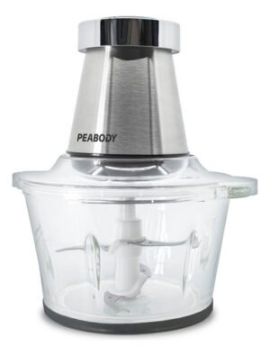 Picadora Peabody Con Doble Cuchilla Y Bowl De Vidrio Pe-cp200ix
