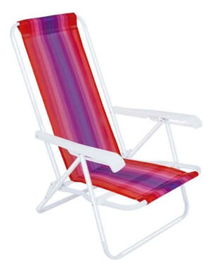 Reposera Mor Reclinable 4 Posiciones Aluminio Playa Camping