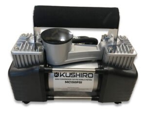 Compresor De Aire Mini Batería Portátil Kushiro Mc150psi 12v