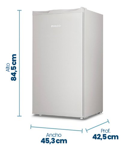 Heladera Bajo Mesada Philco Phbm093p 90 L Plata - Imagen 2