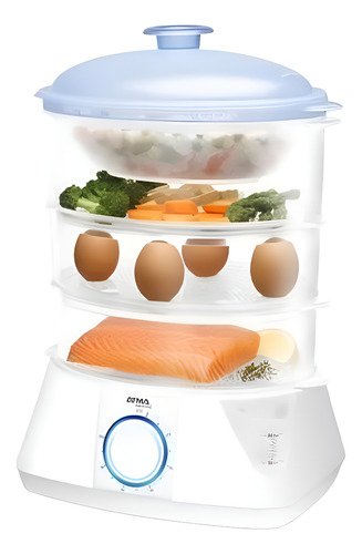 Vaporera Atma Va8112 3 Bandejas Timer Corte Automatico