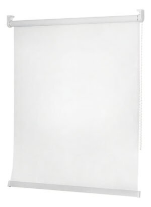 Cortina Roller Blackout Ancho 120cm X Altura 160cm 1 Calidad Color Blanco