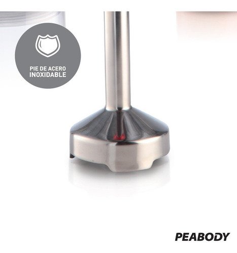 Mixer Licuadora Mano Peabody Smartchef Pe-lm322 Blanco 600w - Imagen 7