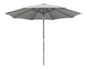 Kushiro Sji-ca3m Sombrilla Centro De Aluminio 300cm Color Gris