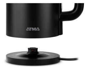Pava Eléctrica Digital Atma 1.7 L Acero Inóxidable Negra