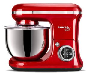Batidora De Pie Planetaria Digital 3 En 1 Aiwa Bowl Acero In