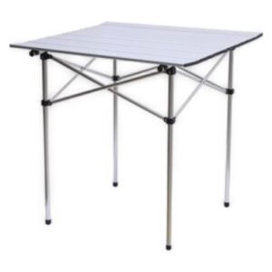 Mesa De Exterior Kushiro Mpalu70 De Aluminio Color Gris