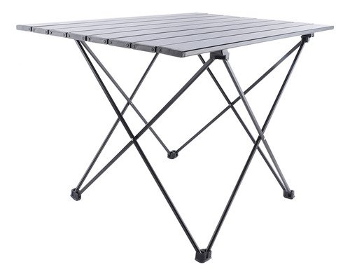 Mesa Plegable Para Camping De Aluminio C/bolso 68x47x46 Cm C Negro - Imagen 3