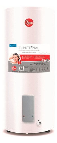 Termotanque Eléctrico Rheem Tradicional Tepc125 Blanco 125l - Imagen 2