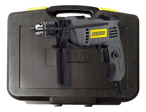 Taladro Percutor Impacto 13mm 600w Barovo En Maletin Color Gris - Imagen 7