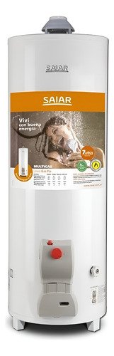 Termotanque Saiar 80 Litros Gas Natural Envasado De Pie Colo Blanco