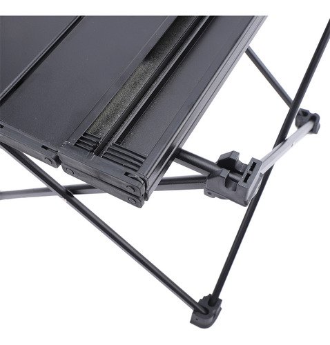 Mesa Plegable Para Camping De Aluminio C/bolso 68x47x46 Cm C Negro - Imagen 8