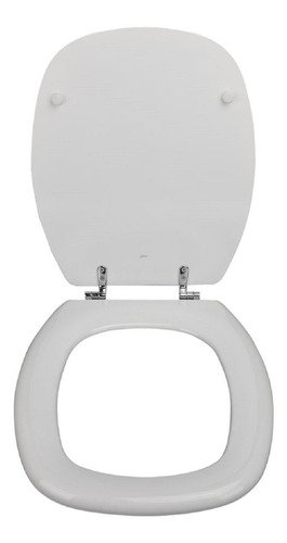 Asiento Inodoro Madera Herraje Metálico Compatible Con Linea Monaco De Roca