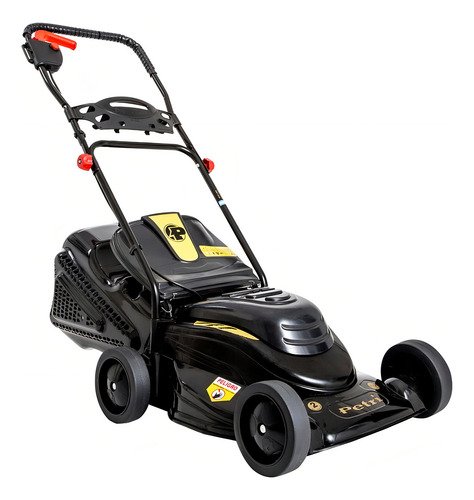 Cortadora De Pasto Eléctrica Petri 3005091 Con Bolsa Recolectora De 735w Y Color Negro