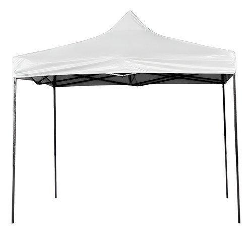 Gazebo Plegable Kushiro 3x3 M Tela Oxford Aprueba Agua/uv Blanco