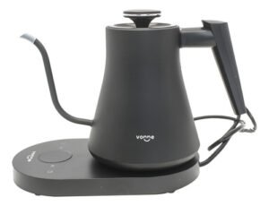 Pava Electrica Barista Cuello De Cisne Vone Negro Mate