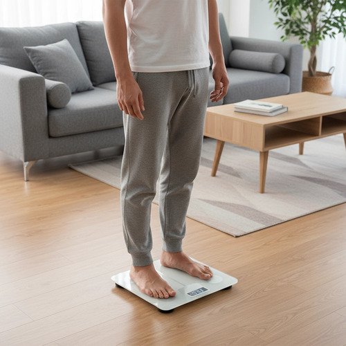 Balanza Digital Smart Fitness Med Corp App Recargable Noga Blanco - Imagen 3