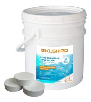 Cloro Triple Acción En Pastillas 200g Tricloro 5 Kg Kushiro