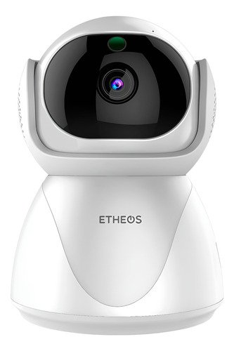 Camara De Seguridad Wifi Full Hd Smart Etheos Reconocimiento Blanco