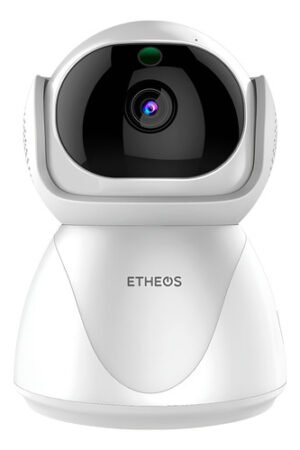 Camara De Seguridad Wifi Full Hd Smart Etheos Reconocimiento Blanco