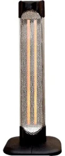 Estufa Eléctrica De Cuarzo Crivel 2 Velas Tubos 1200w Color Negro - Imagen 2