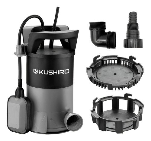 Bomba Sumergible 400w 3 En 1 Eleva 5mts Agua Sucia Limpia Co Negro
