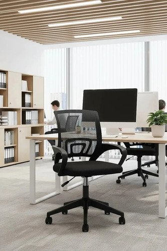 Silla Ergonómica Oficina Escritorio Computadora Noga Sc-03 - Negro - Mesh - Imagen 3