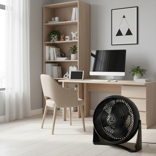 Turbocirculador Indelplas Iv 12 35w 3 Veloc. Cantidad De Aspas 5 Estructura Negro Aspas Negro Diámetro 12 Material De Las Aspas Plástico - Imagen 6