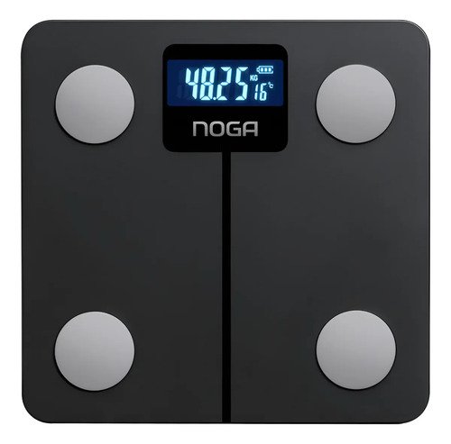 Balanza Digital Smart Fitness Med Corp App Recargable Noga Negro - Imagen 2