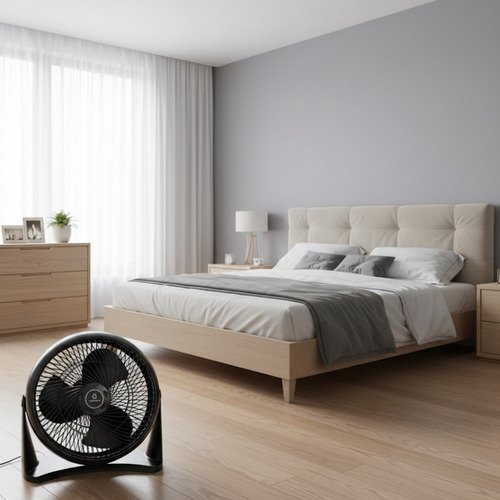 Turbocirculador Indelplas Iv 12 35w 3 Veloc. Cantidad De Aspas 5 Estructura Negro Aspas Negro Diámetro 12 Material De Las Aspas Plástico - Imagen 7