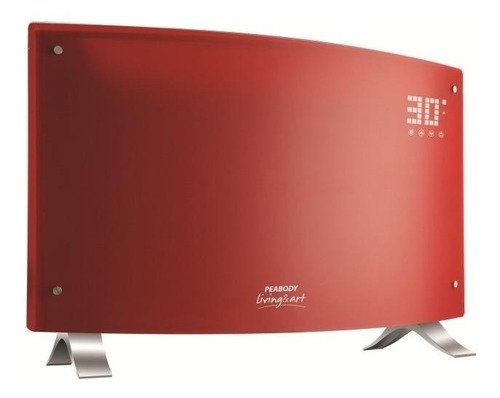 Vitroconvector Peabody 2000w Rojo Pe-vqd20r Digital - Imagen 2