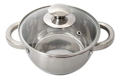 Bateria Cocina Triple Fondo Acero Inox 4pzs Sarten Y 3 Ollas Plateado - Imagen 2