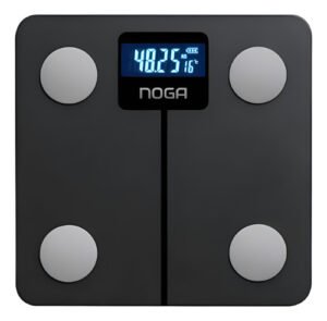 Balanza Noga Digital Smart Fitness Med Corp App Recargable Negro