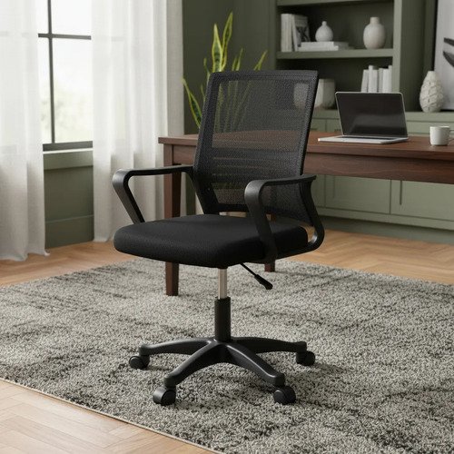 Silla Ergonómica Oficina Escritorio Computadora Noga Sc-03 - Negro - Mesh