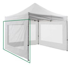 Pared Lateral Repuesto Gazebo 3x3 Con Ventana Transparente