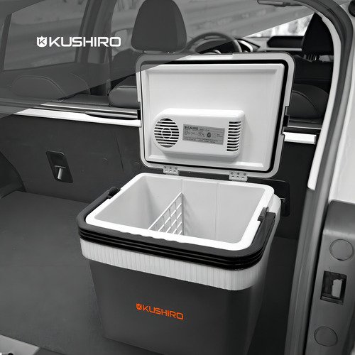 Conservadora Electrica Kushiro Cw-32a Frio Calor 32l 12v Auto Gris - Imagen 9